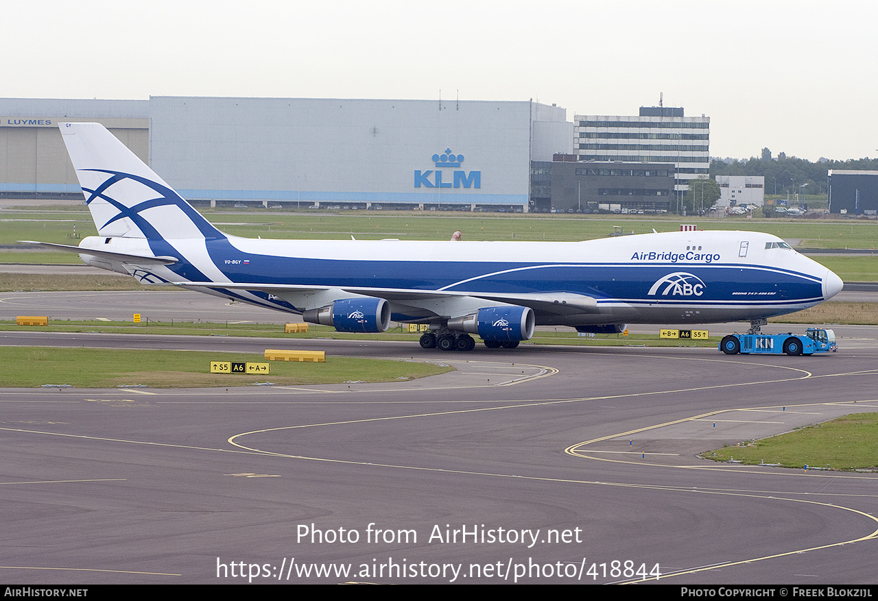 Aircraft Photo of VQ-BGY | Boeing 747-428F/ER/SCD | ABC - AirBridgeCargo Airlines | AirHistory.net #418844