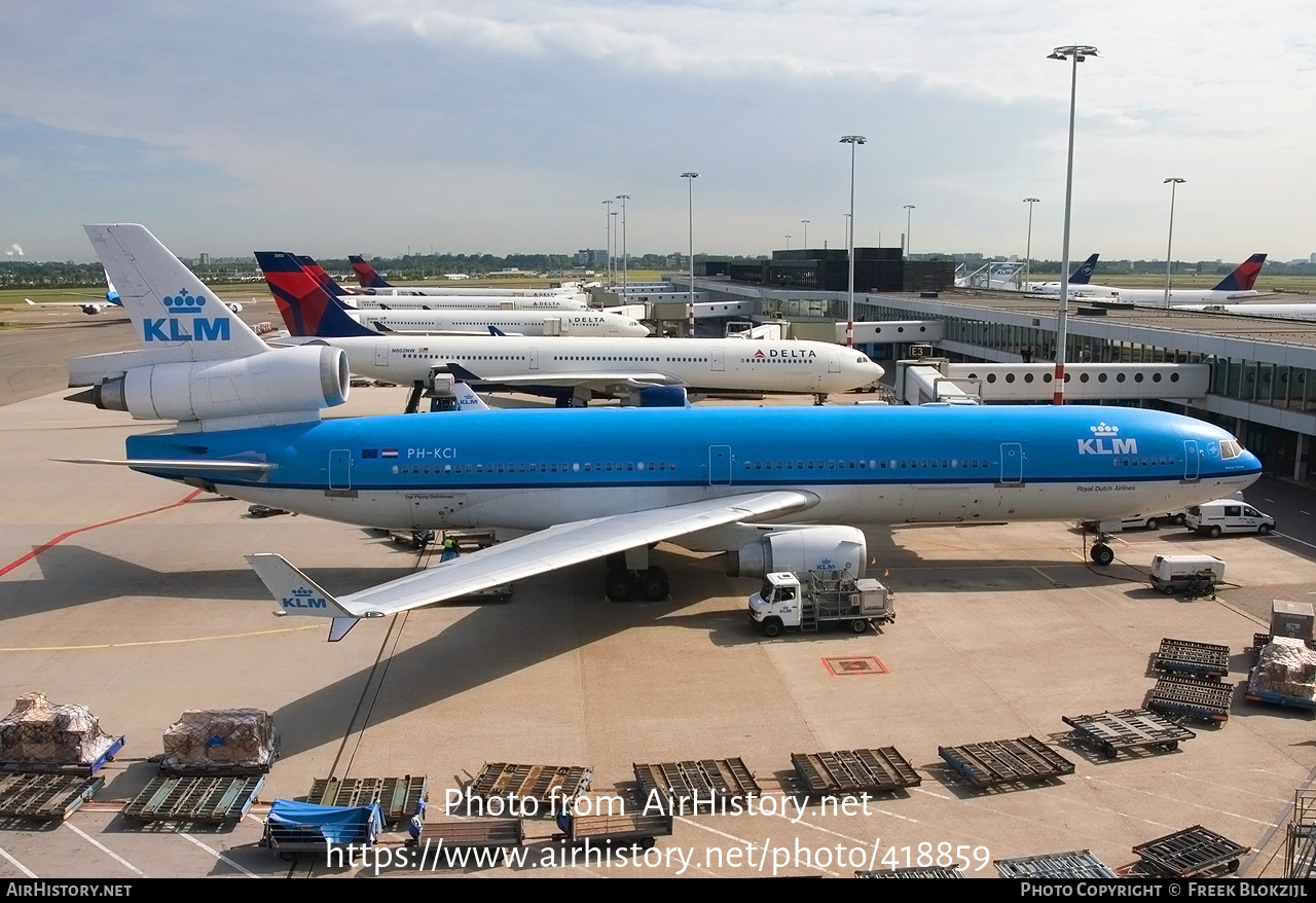 Aircraft Photo of PH-KCI | McDonnell Douglas MD-11 | KLM - Royal Dutch Airlines | AirHistory.net #418859