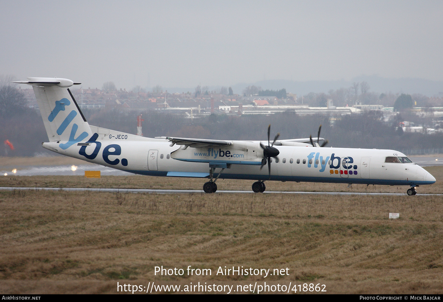 Aircraft Photo of G-JECO | Bombardier DHC-8-402 Dash 8 | Flybe | AirHistory.net #418862