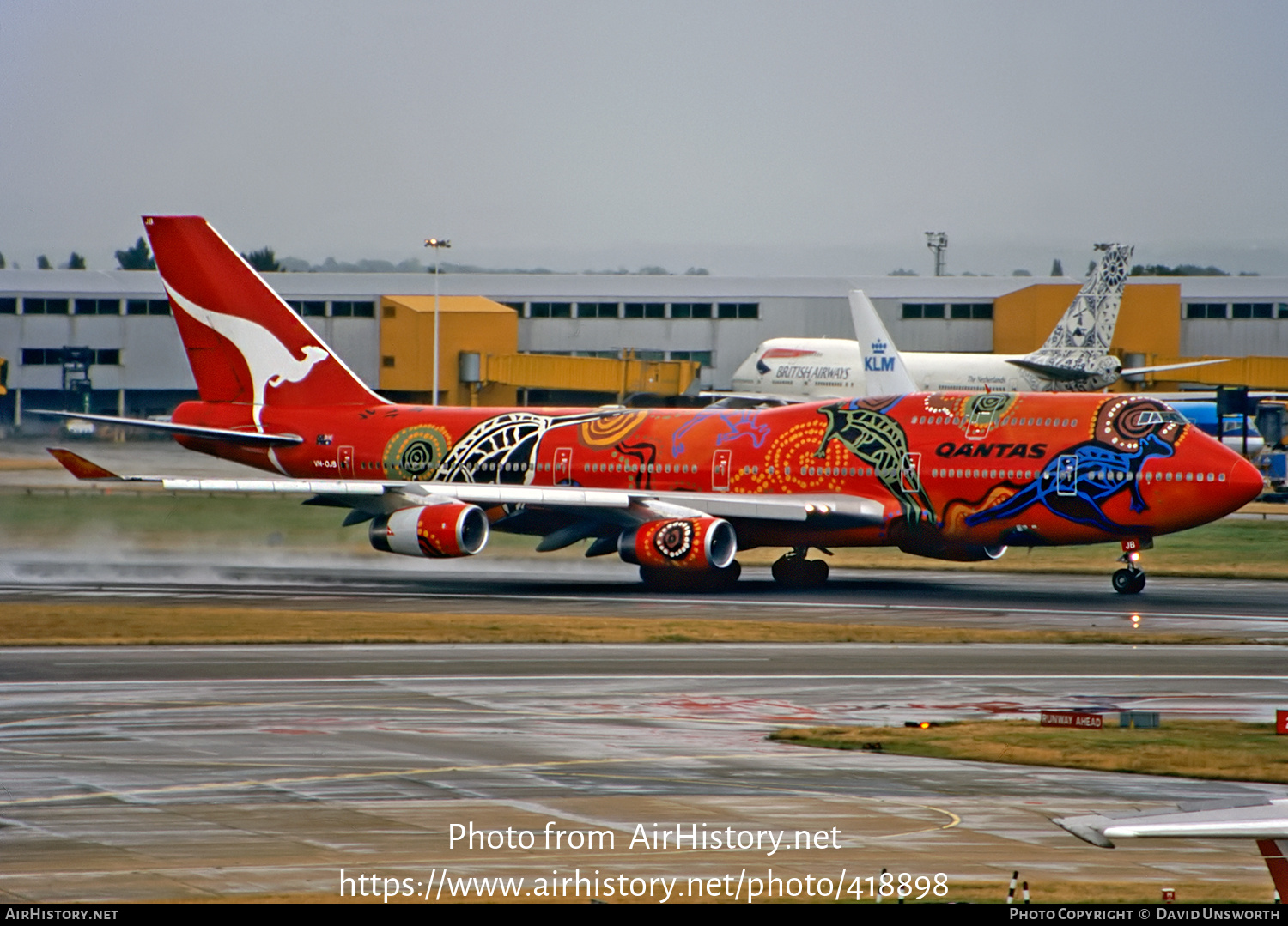 Aircraft Photo of VH-OJB | Boeing 747-438 | Qantas | AirHistory.net #418898