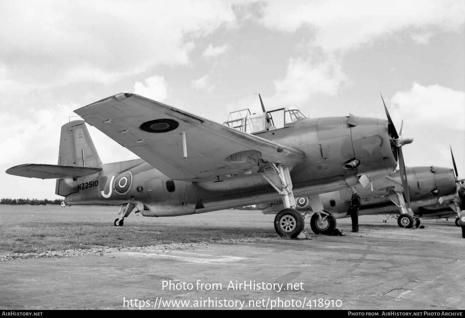 Aircraft Photo of NZ2510 | Grumman TBF-1C Avenger | New Zealand - Air Force | AirHistory.net #418910