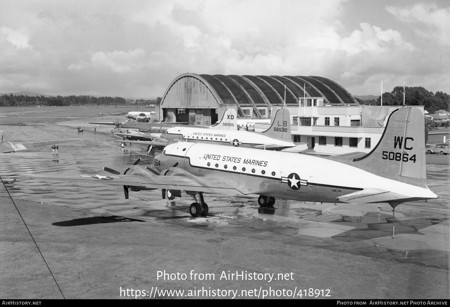 Aircraft Photo of 50864 | Douglas R5D-2 Skymaster | USA - Marines | AirHistory.net #418912