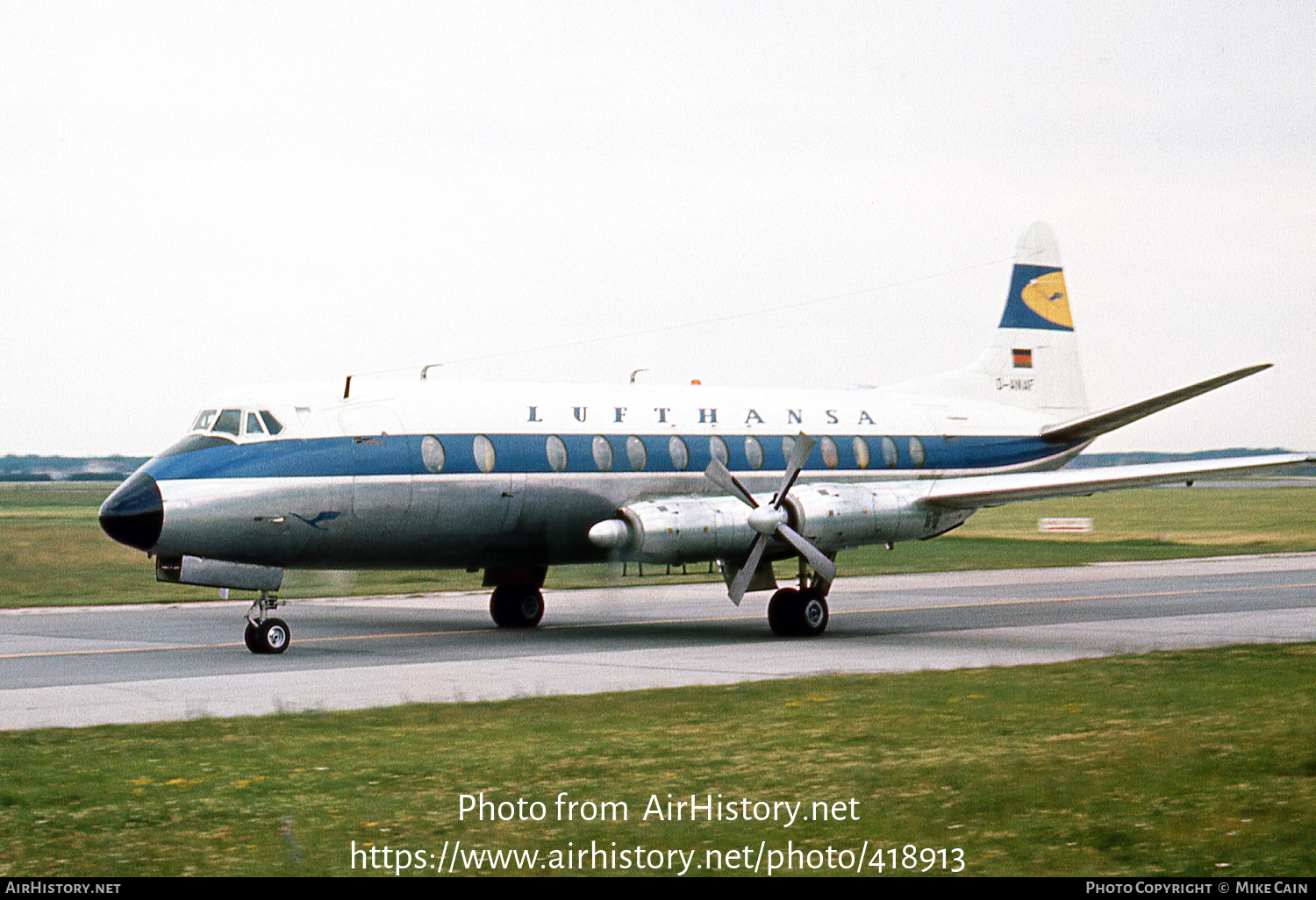 Aircraft Photo of D-ANAF | Vickers 814 Viscount | Lufthansa | AirHistory.net #418913