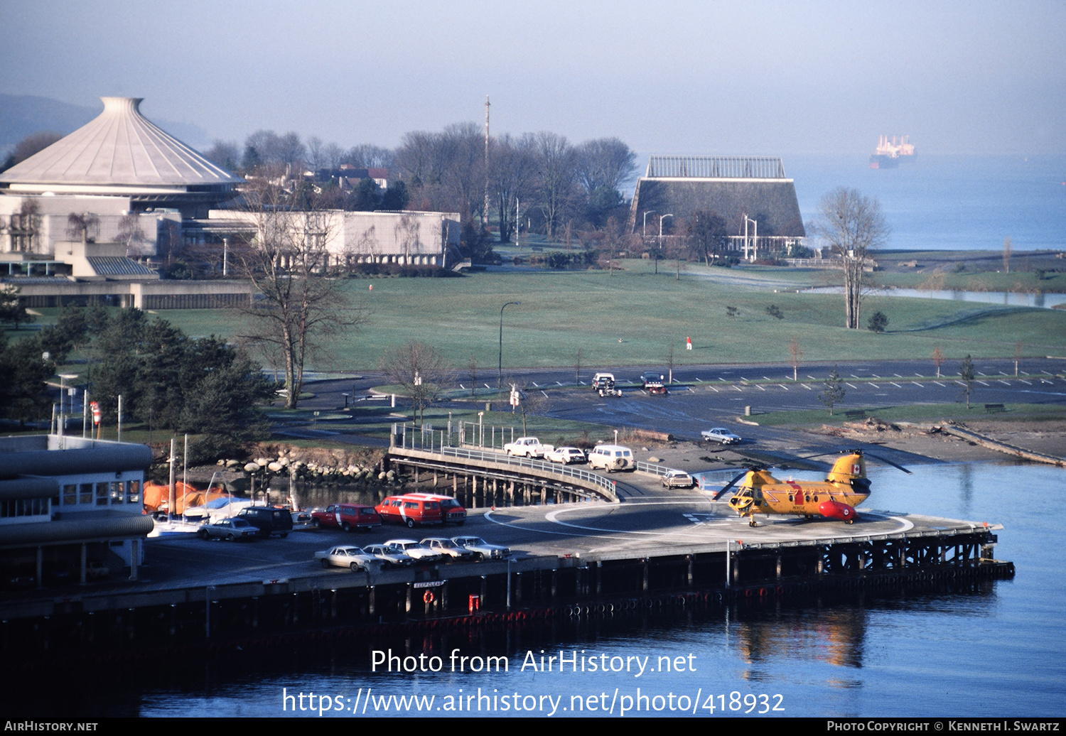 Airport photo of Vancouver - Kitsilano Coast Guard Heliport (closed) in British Columbia, Canada | AirHistory.net #418932