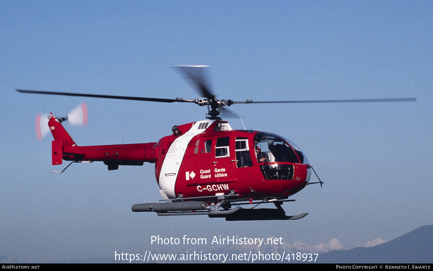 Aircraft Photo of C-GCHW | MBB BO-105S CDN BS-4 | Coast Guard | AirHistory.net #418937