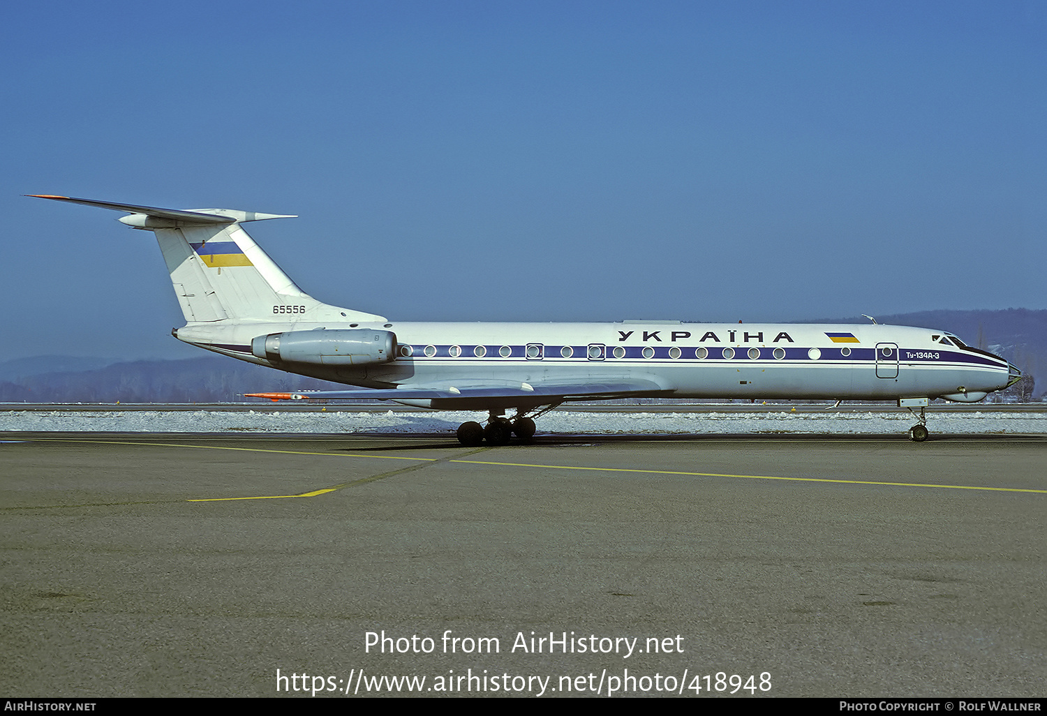 Aircraft Photo of 65556 | Tupolev Tu-134A-3 | Ukraine Government | AirHistory.net #418948