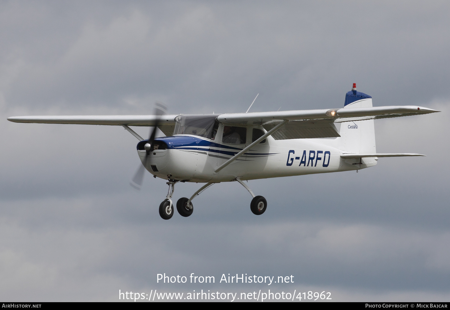 Aircraft Photo of G-ARFO | Cessna 150A | AirHistory.net #418962