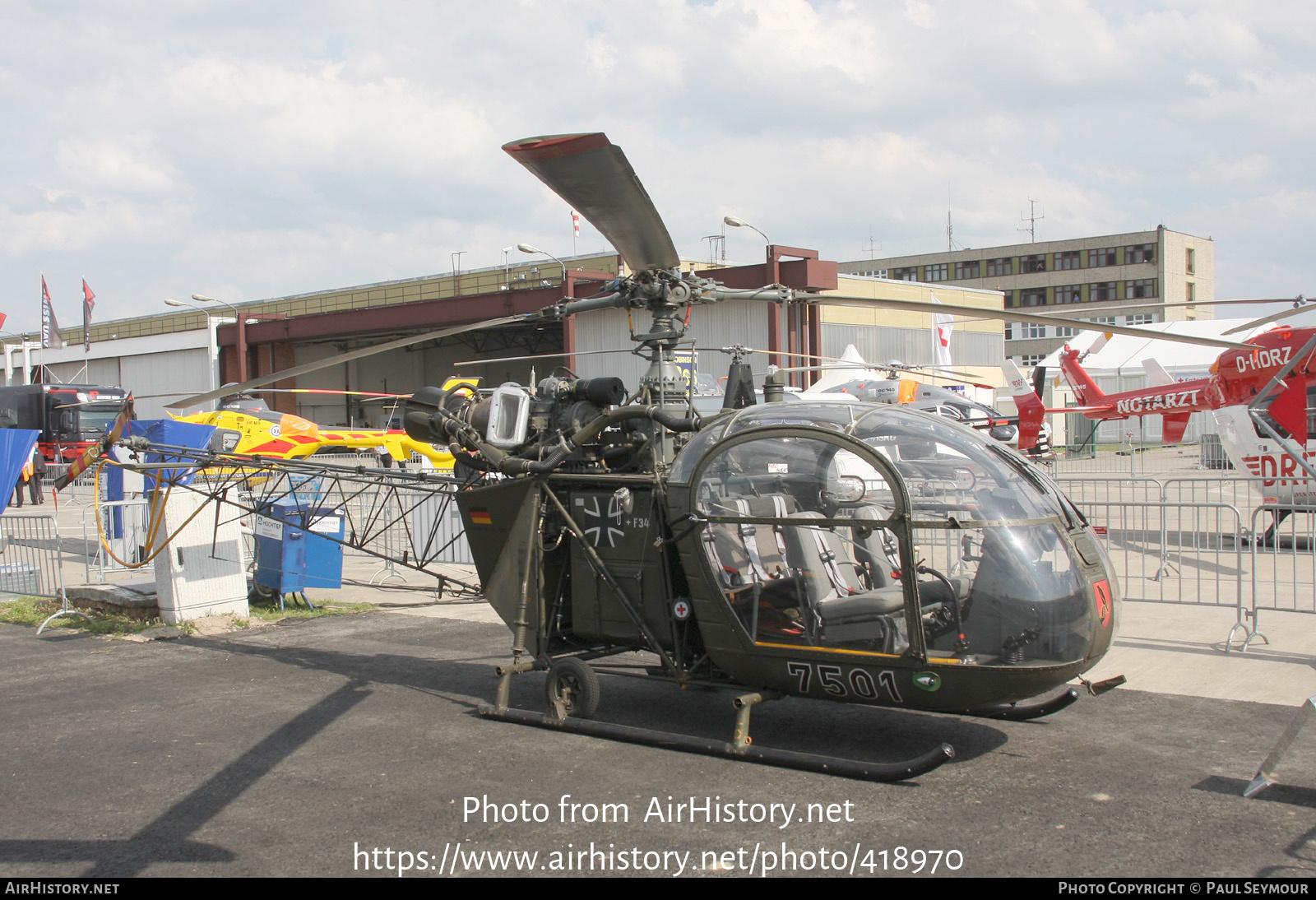 Aircraft Photo of 7501 | Sud SE-3130 Alouette II | Germany - Army | AirHistory.net #418970