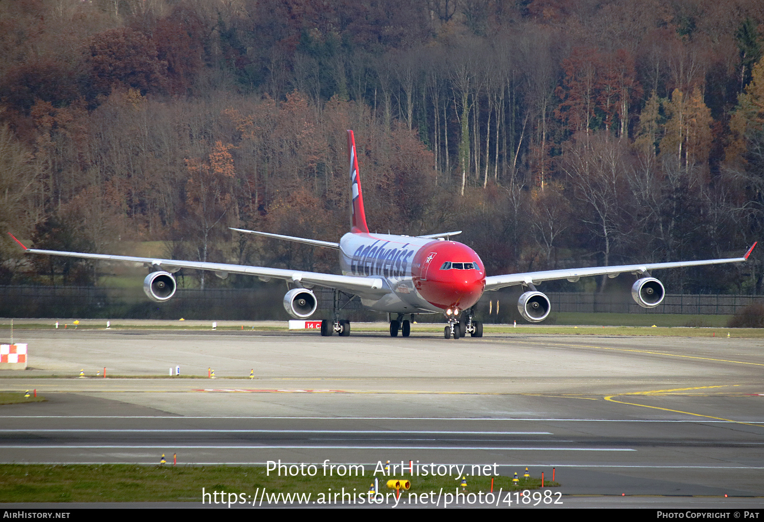 Aircraft Photo of HB-JME | Airbus A340-313X | Edelweiss Air | AirHistory.net #418982