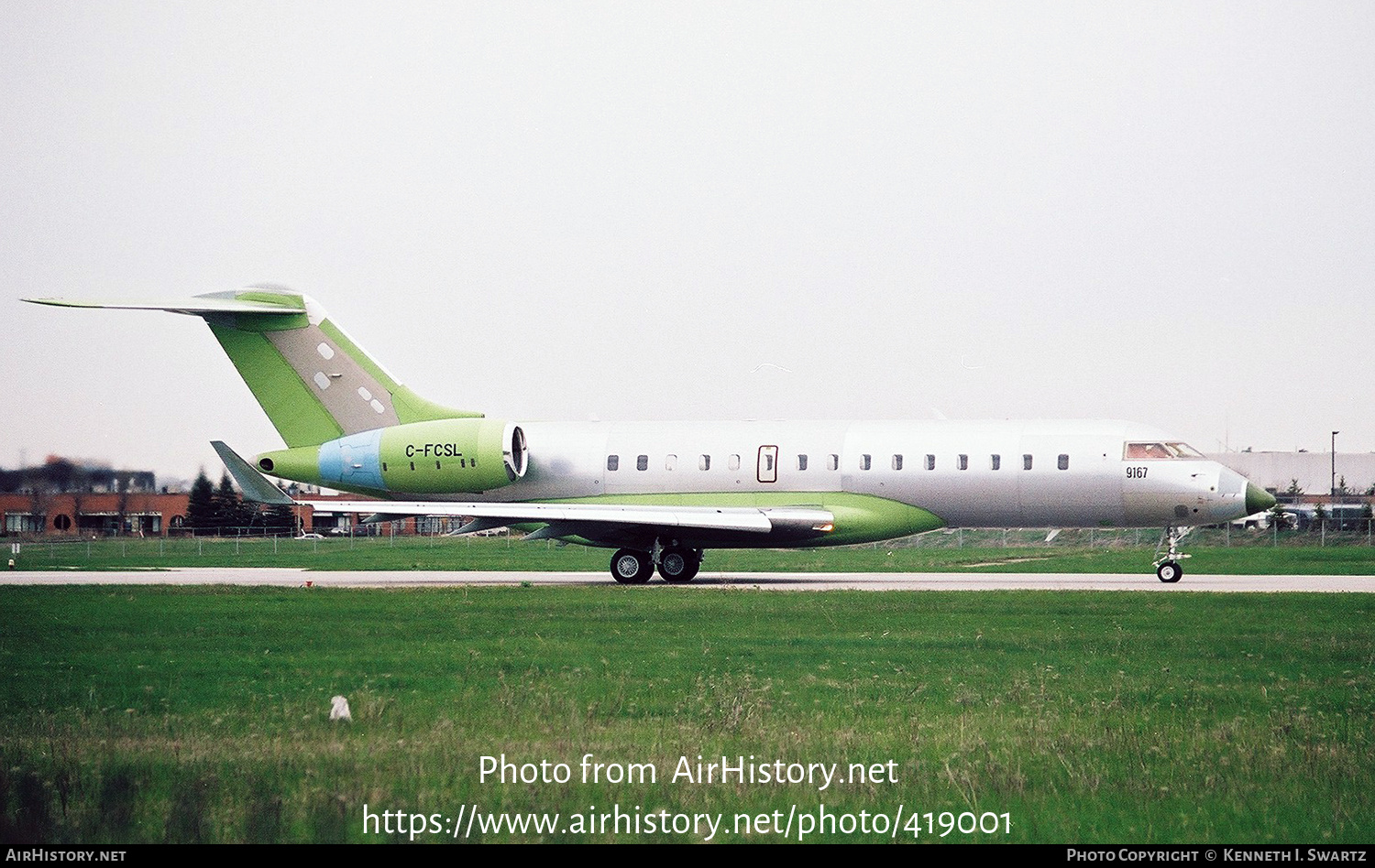 Aircraft Photo of C-FCSL | Bombardier Global Express XRS (BD-700-1A10) | AirHistory.net #419001