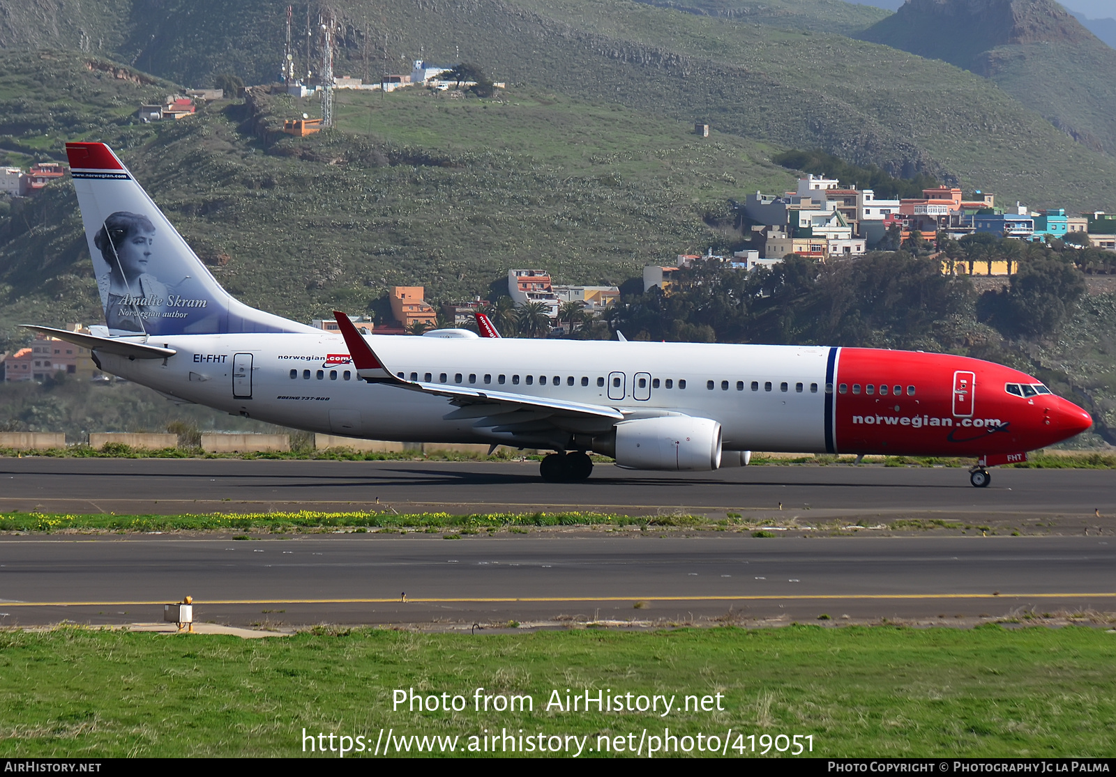 Aircraft Photo of EI-FHT | Boeing 737-8JP | Norwegian | AirHistory.net #419051