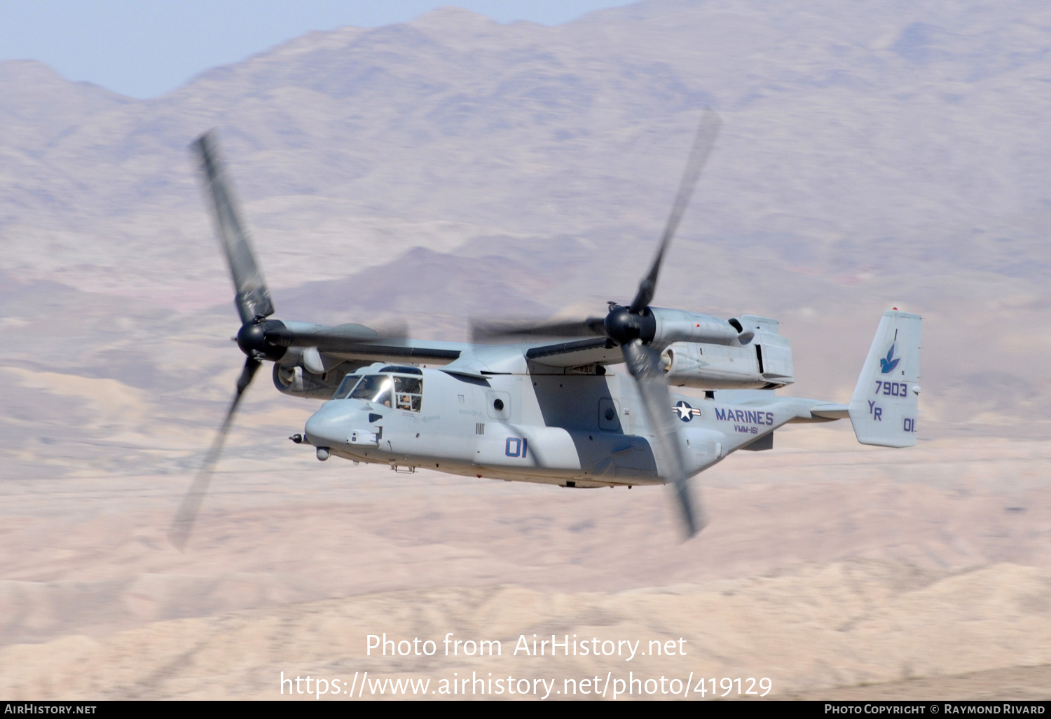 Aircraft Photo of 167903 / 7903 | Bell-Boeing MV-22B Osprey | USA - Marines | AirHistory.net #419129