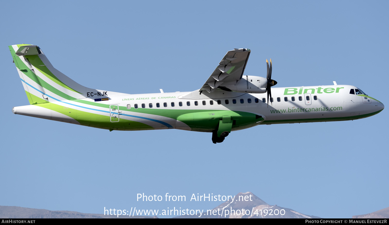 Aircraft Photo of EC-NJK | ATR ATR-72-600 (ATR-72-212A) | Binter Canarias | AirHistory.net #419200