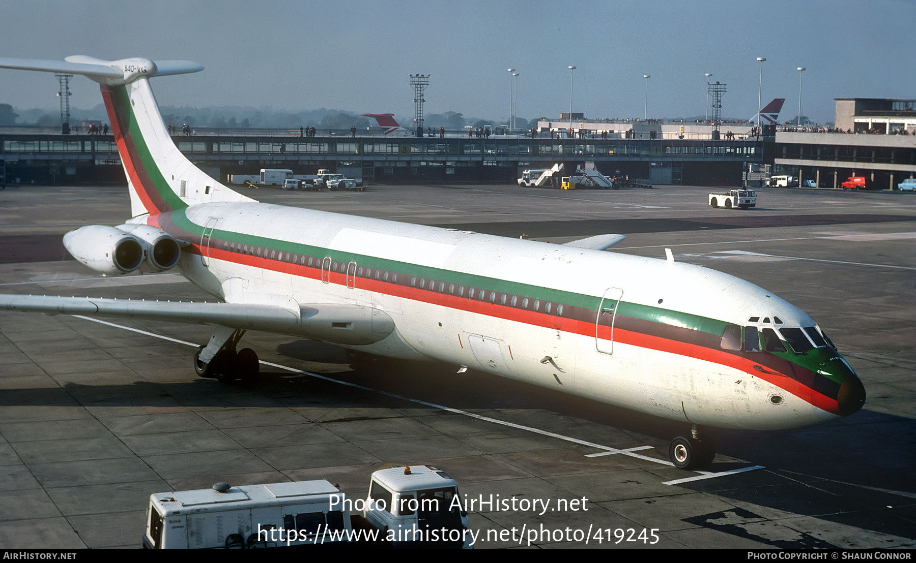 Aircraft Photo of A4O-VG | Vickers VC10 Srs1101 | Gulf Air | AirHistory.net #419245