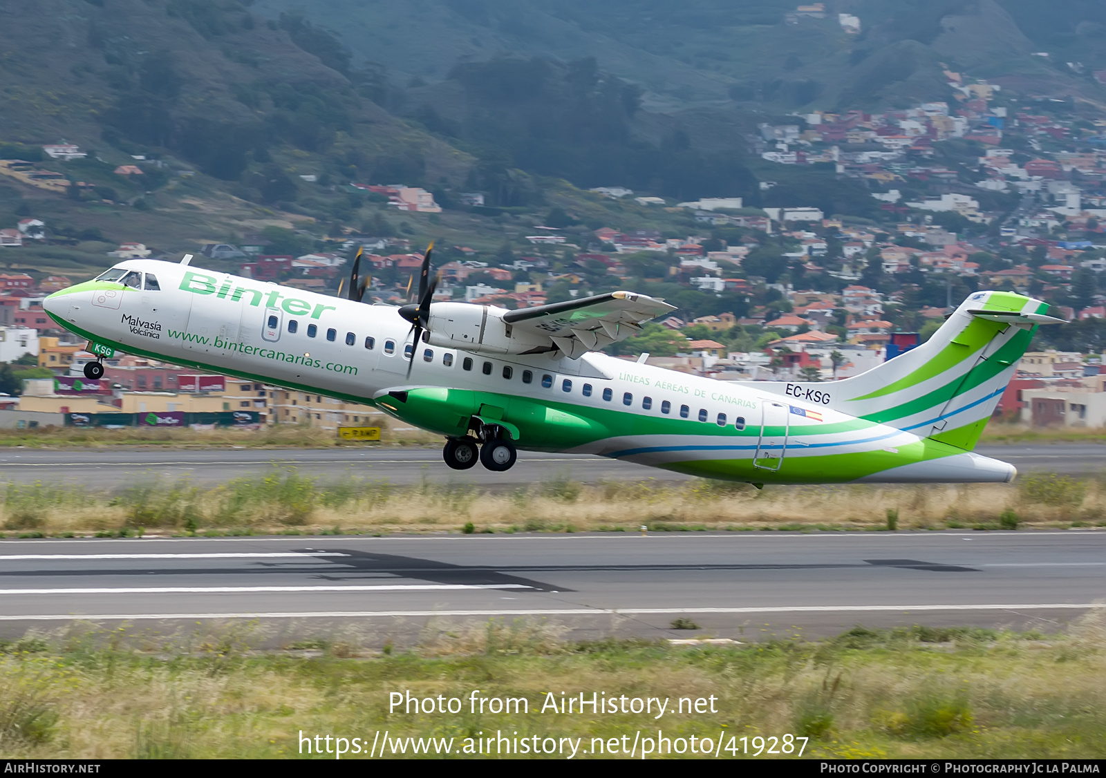 Aircraft Photo of EC-KSG | ATR ATR-72-600 (ATR-72-212A) | Binter Canarias | AirHistory.net #419287