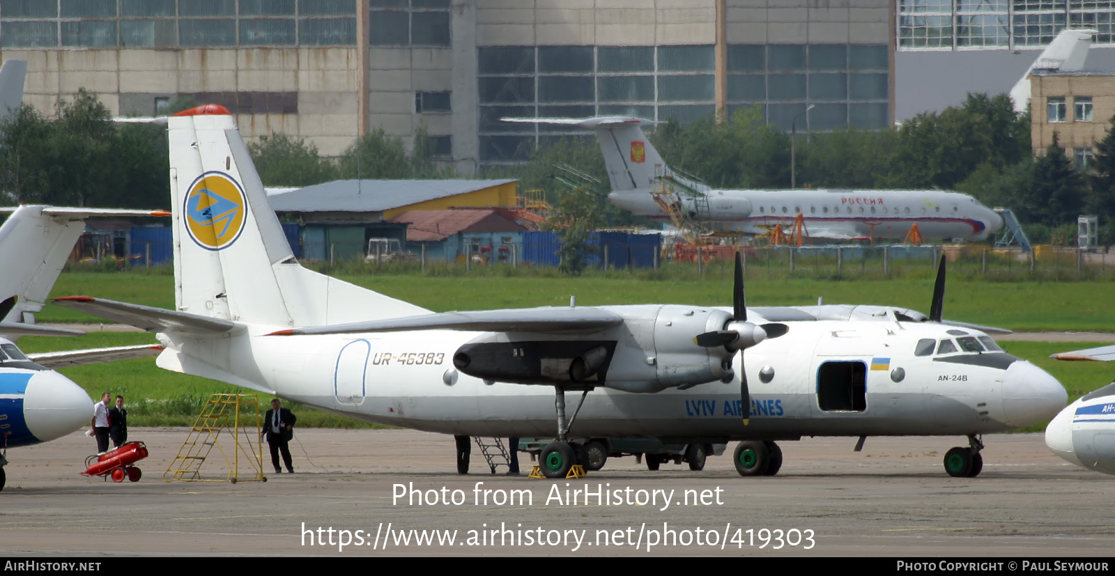 Aircraft Photo of UR-46383 | Antonov An-24B | Lviv Airlines | AirHistory.net #419303