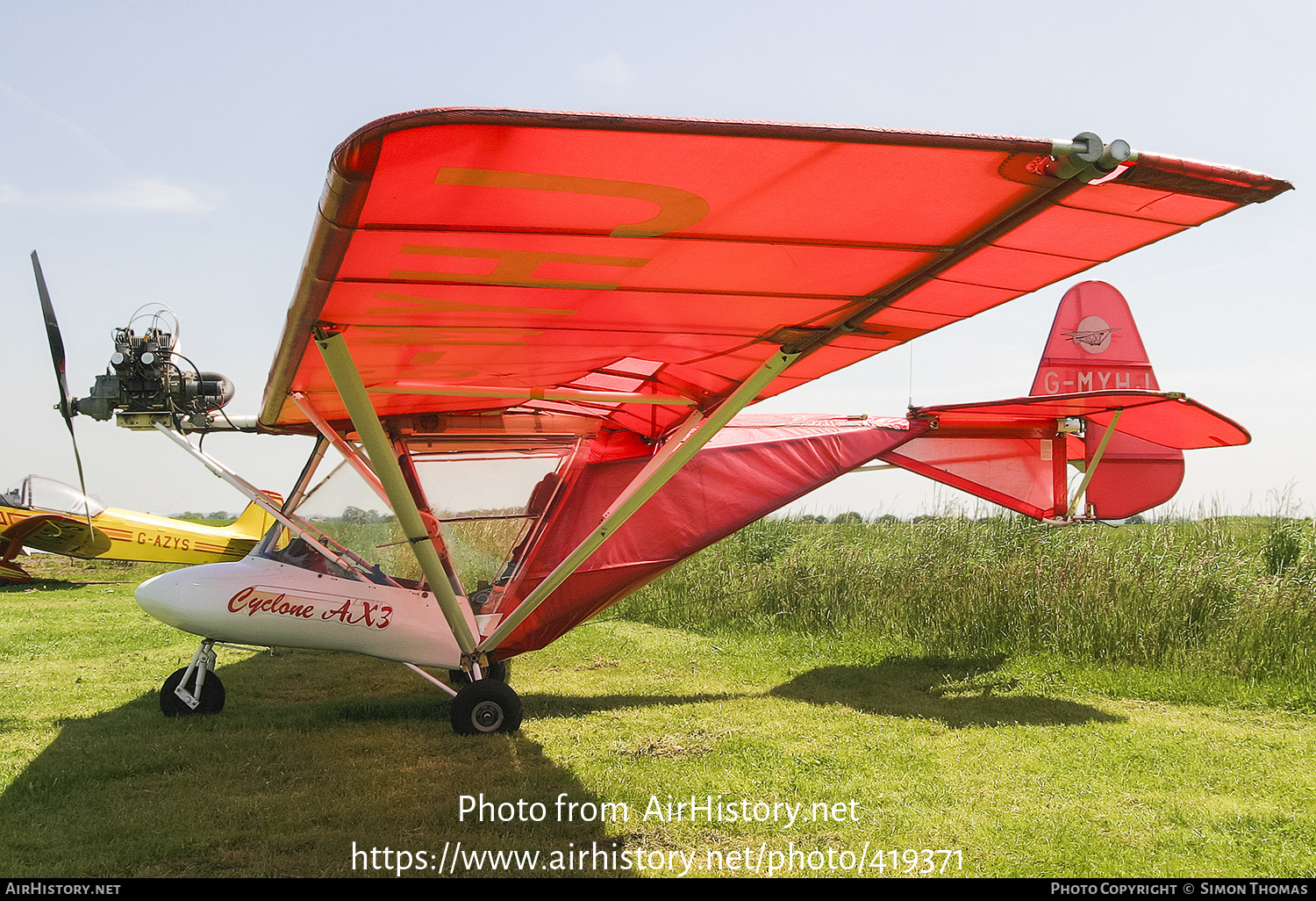 Aircraft Photo of G-MYHJ | Cyclone Airsports Cyclone AX3/503 | AirHistory.net #419371