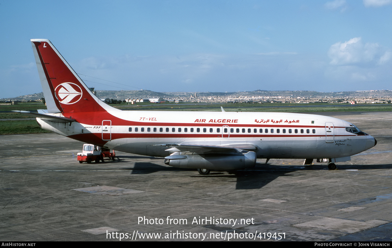 Aircraft Photo of 7T-VEL | Boeing 737-2D6/Adv | Air Algérie | AirHistory.net #419451