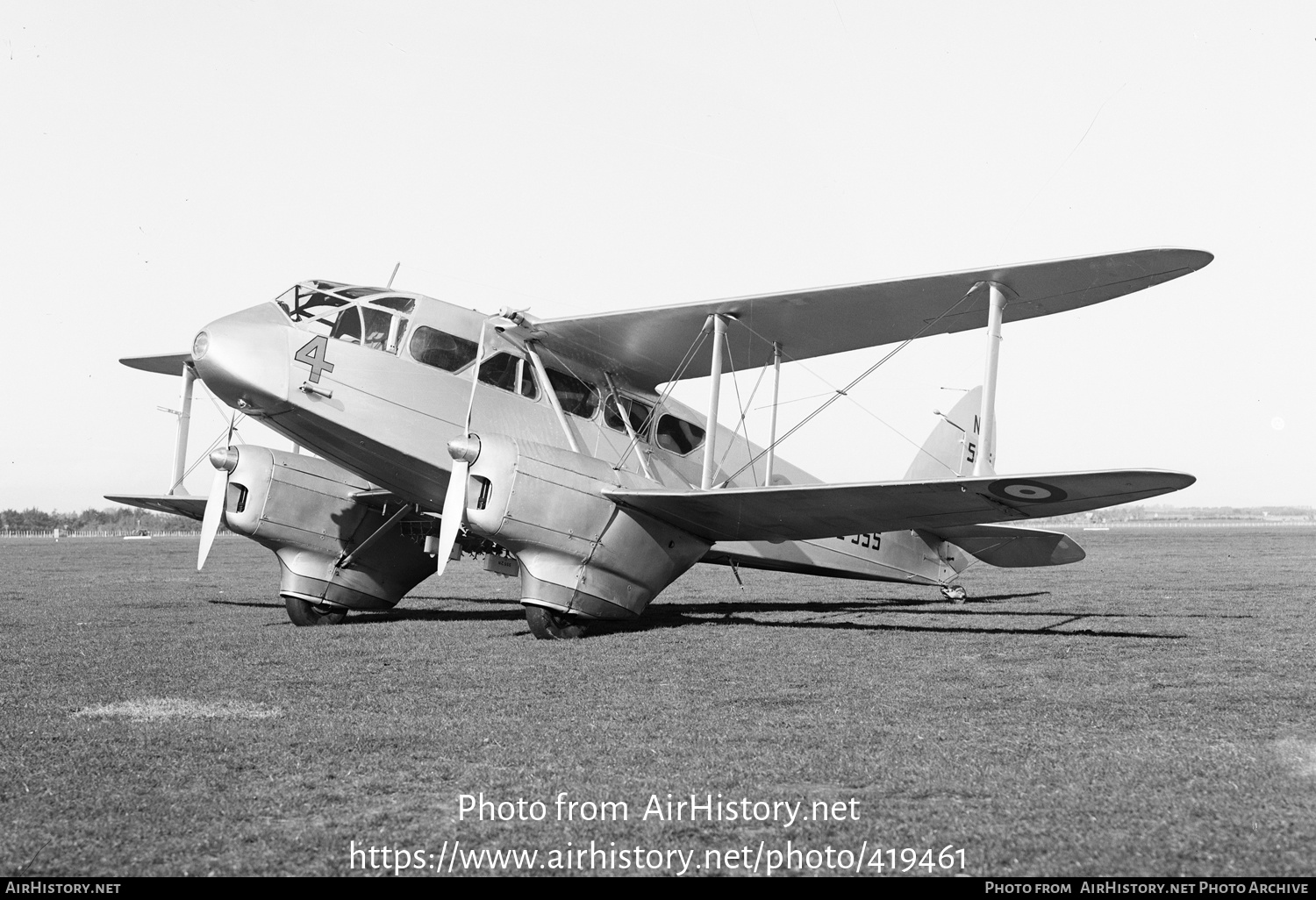 Aircraft Photo of NZ555 | De Havilland D.H. 89 Dragon Rapide | New Zealand - Air Force | AirHistory.net #419461