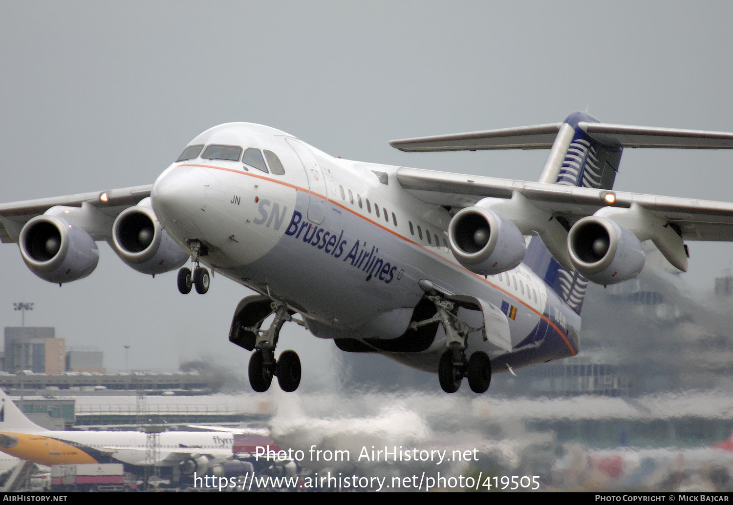 Aircraft Photo of OO-DJN | British Aerospace Avro 146-RJ85 | SN Brussels Airlines | AirHistory.net #419505