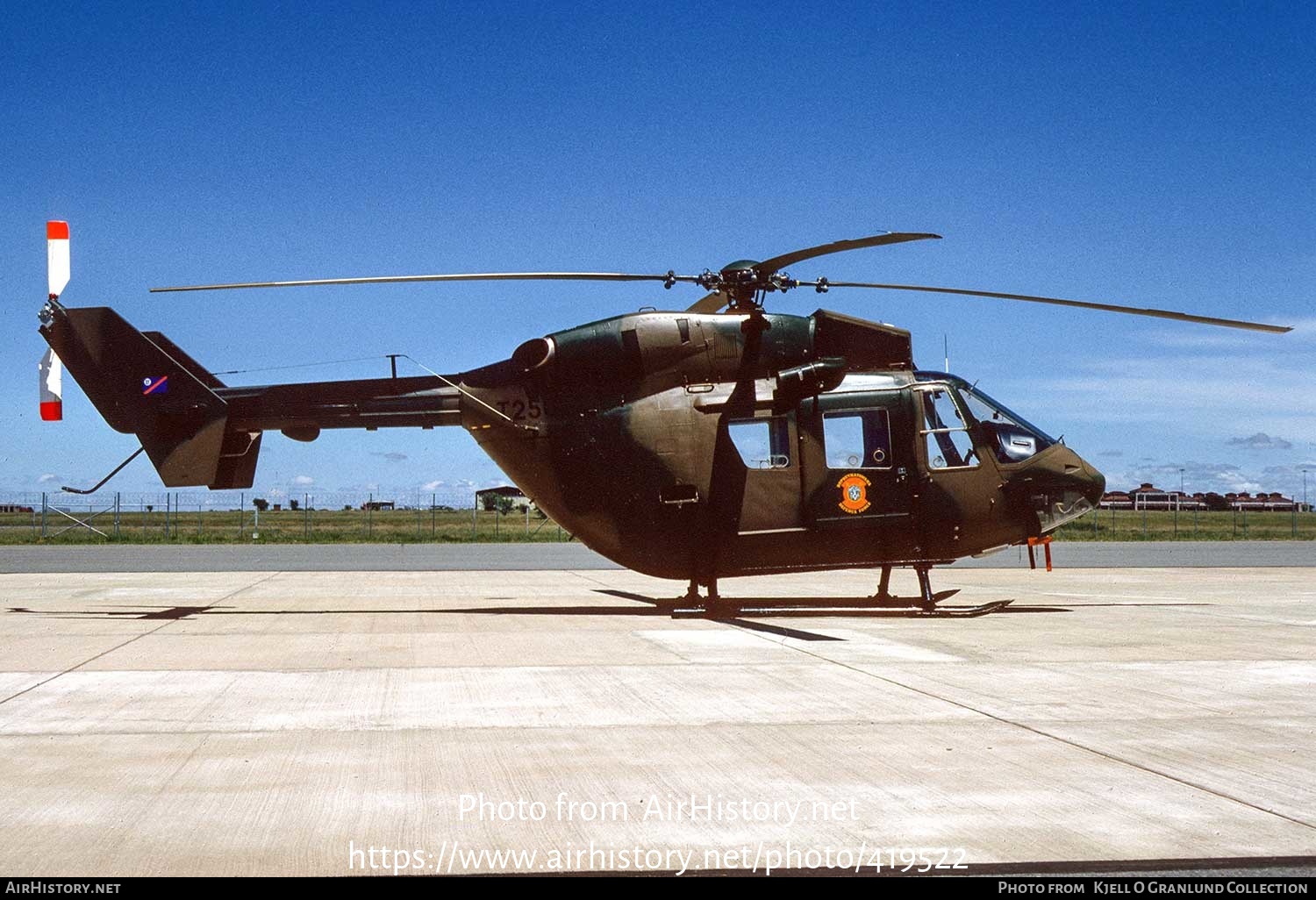 Aircraft Photo of T250 | Eurocopter-Kawasaki BK-117A-3 | Bophuthatswana - Air Force | AirHistory.net #419522