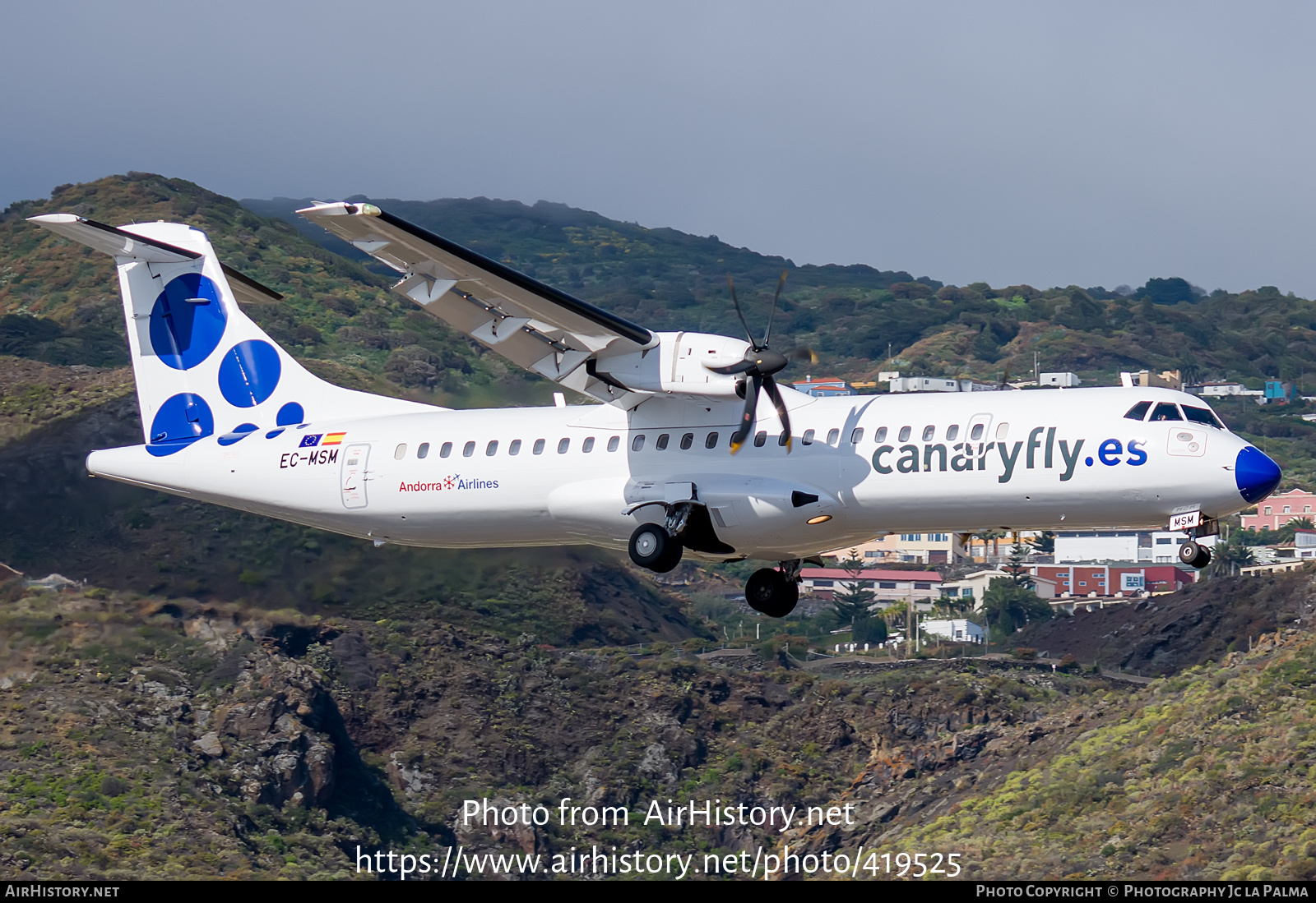 Aircraft Photo of EC-MSM | ATR ATR-72-500 (ATR-72-212A) | Canaryfly | AirHistory.net #419525