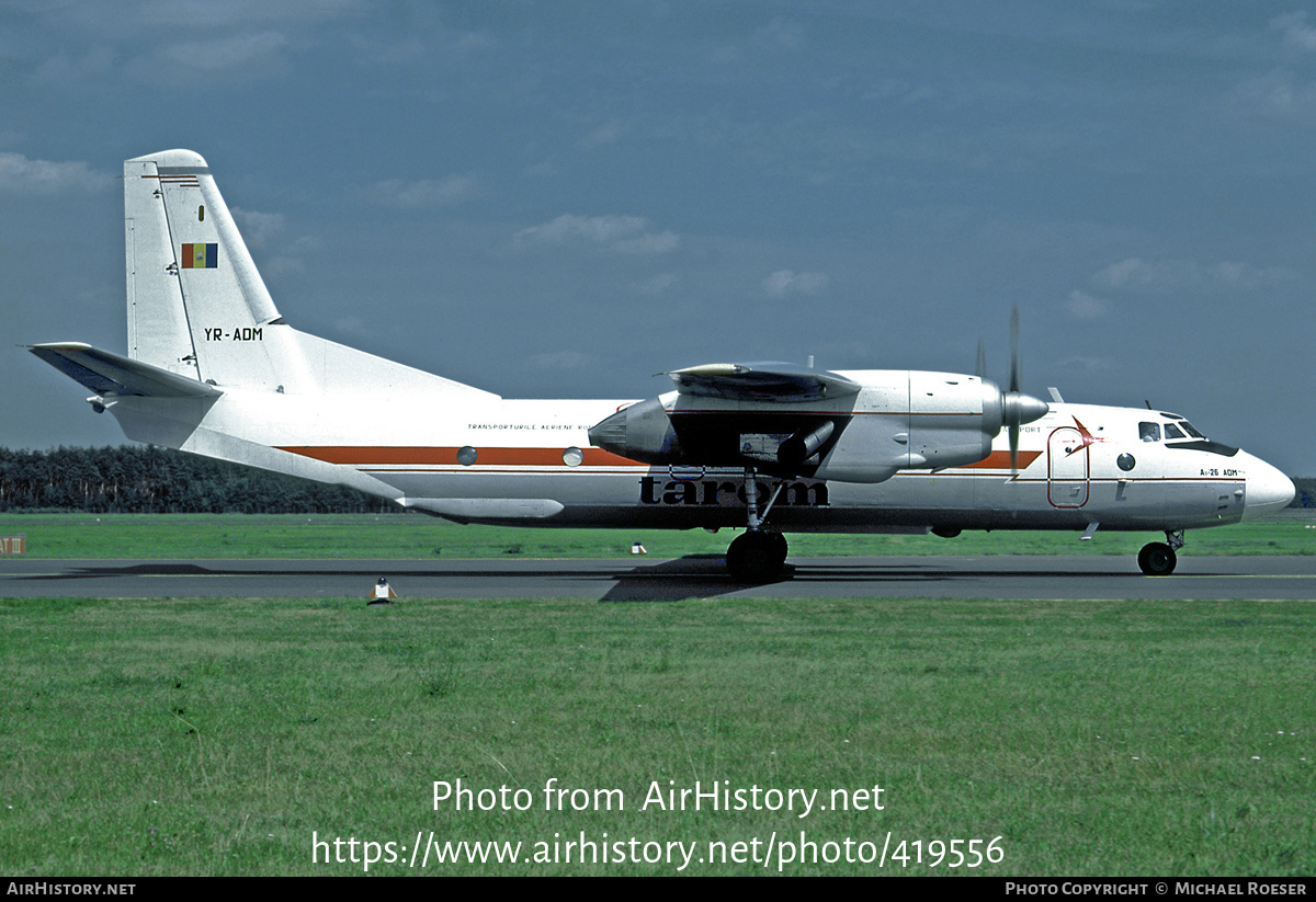 Aircraft Photo of YR-ADM | Antonov An-26 | TAROM - Transporturile Aeriene Române | AirHistory.net #419556