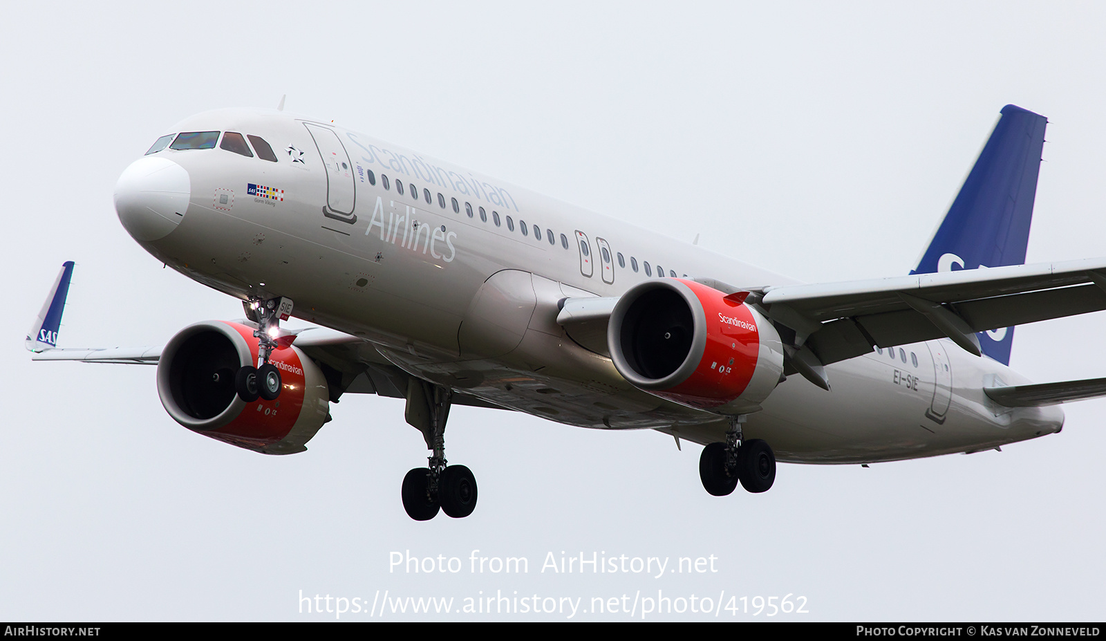 Aircraft Photo of EI-SIE | Airbus A320-251N | Scandinavian Airlines - SAS | AirHistory.net #419562