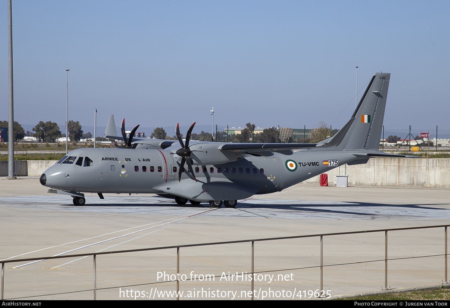 Aircraft Photo of TU-VMC | CASA C295W | Ivory Coast - Air Force | AirHistory.net #419625