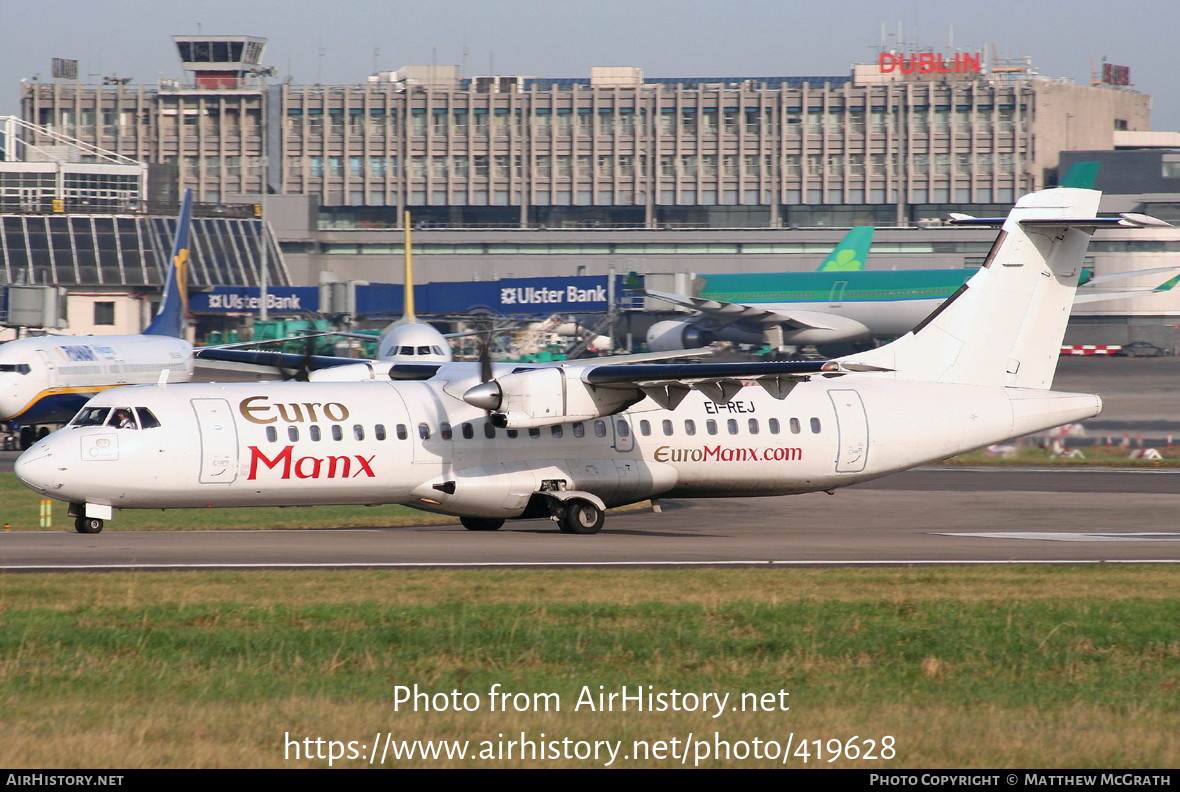 Aircraft Photo of EI-REJ | ATR ATR-72-201 | EuroManx | AirHistory.net #419628