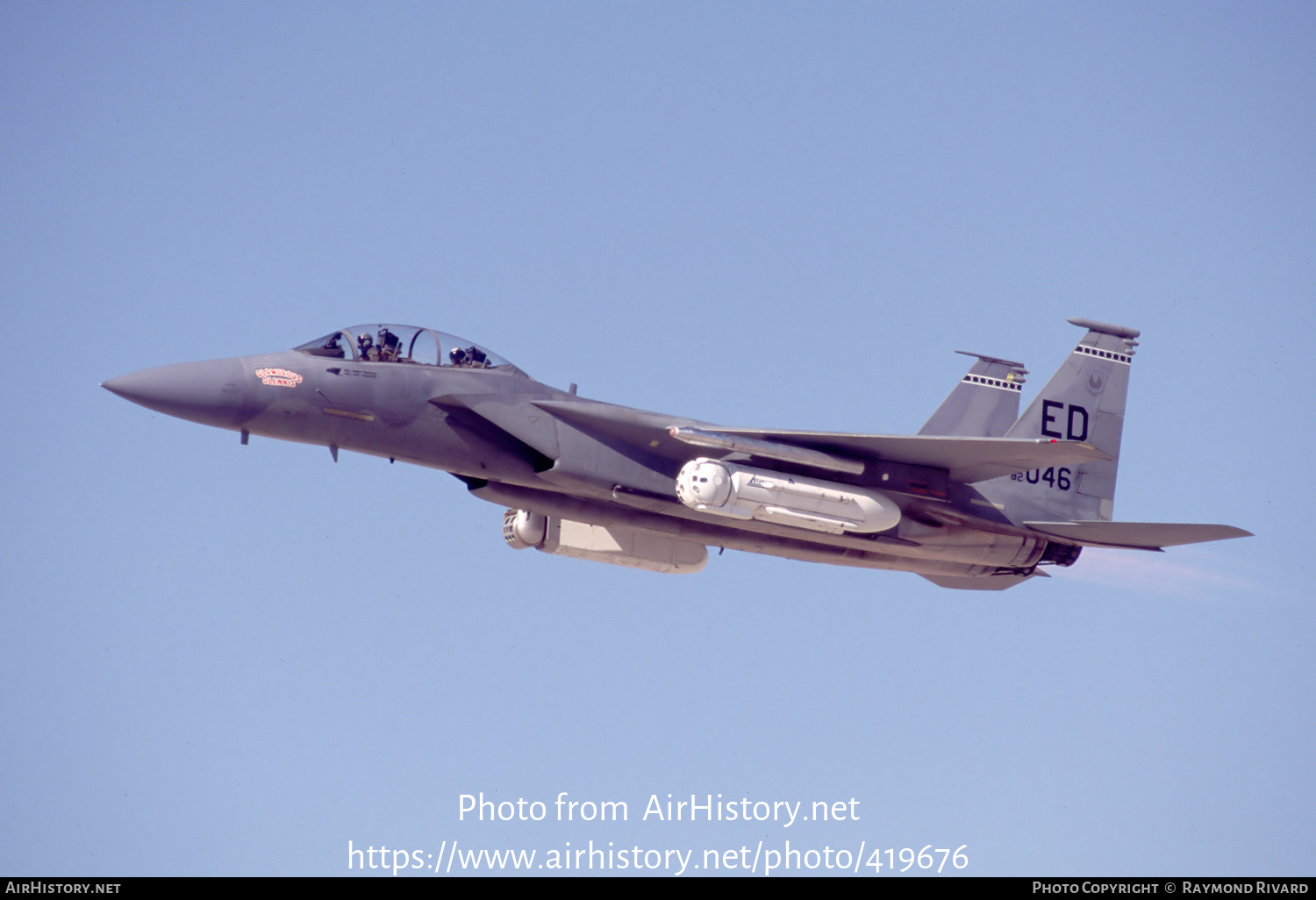 Aircraft Photo of 82-0046 | McDonnell Douglas F-15D Eagle | USA - Air Force | AirHistory.net #419676