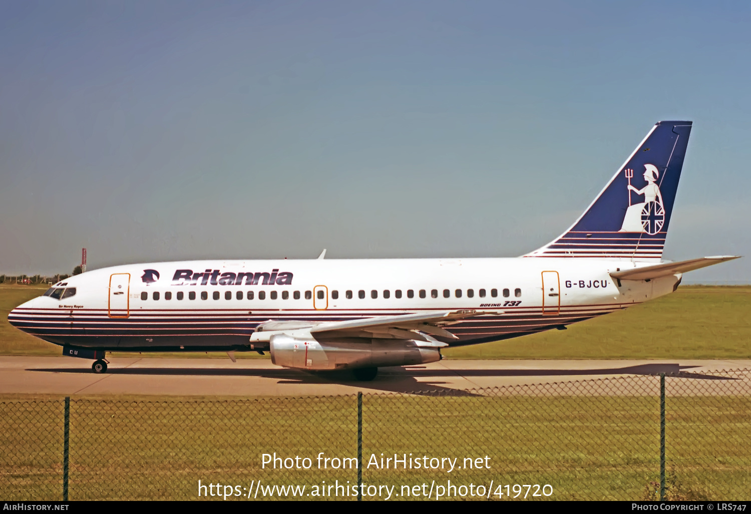 Aircraft Photo of G-BJCU | Boeing 737-204/Adv | Britannia Airways | AirHistory.net #419720