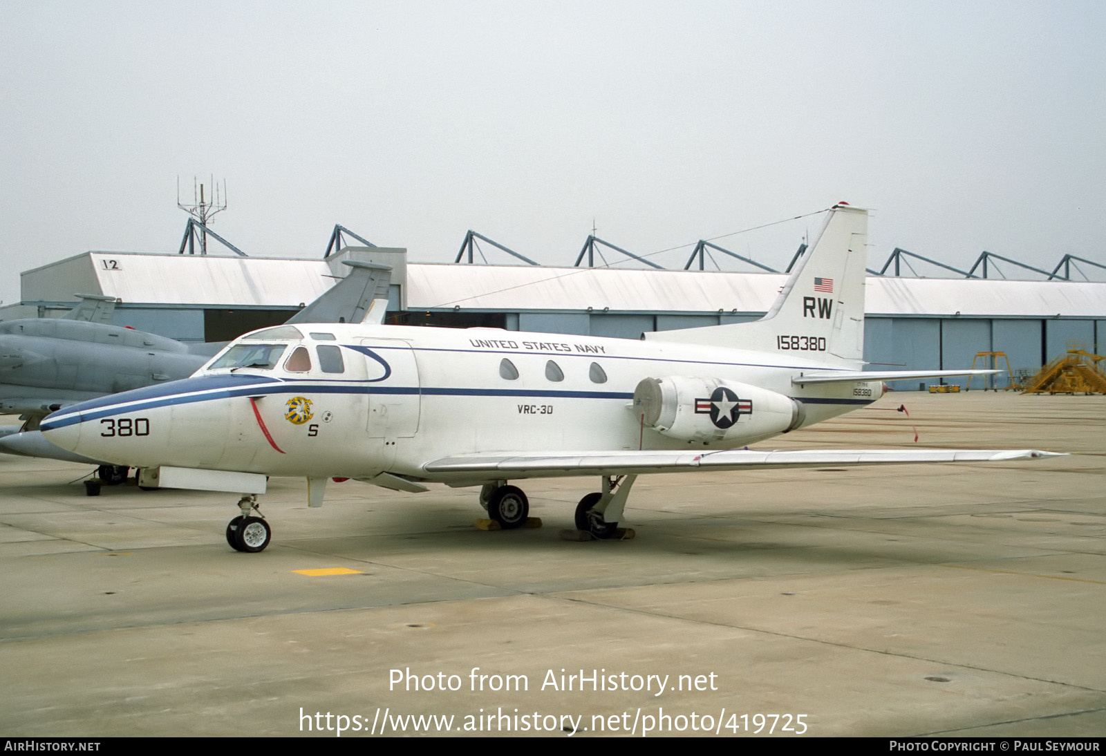 Aircraft Photo of 158380 | North American Rockwell CT-39E | USA - Navy | AirHistory.net #419725