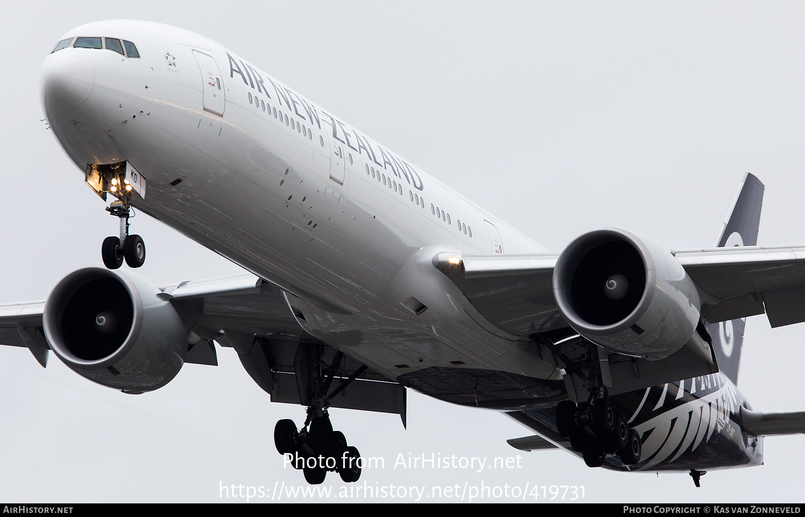 Aircraft Photo Of ZK-OKO | Boeing 777-319/ER | Air New Zealand ...