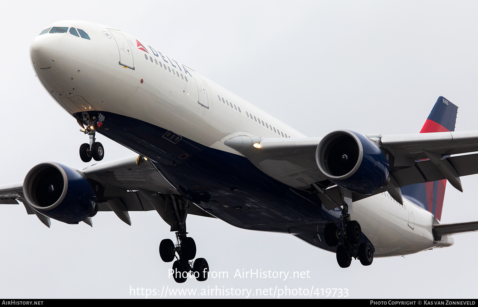 Aircraft Photo of N855NW | Airbus A330-223 | Delta Air Lines | AirHistory.net #419733