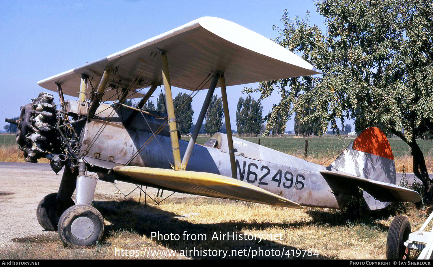 Aircraft Photo of N62496 | Stearman N2S-3 Kaydet (B75N1) | AirHistory.net #419784