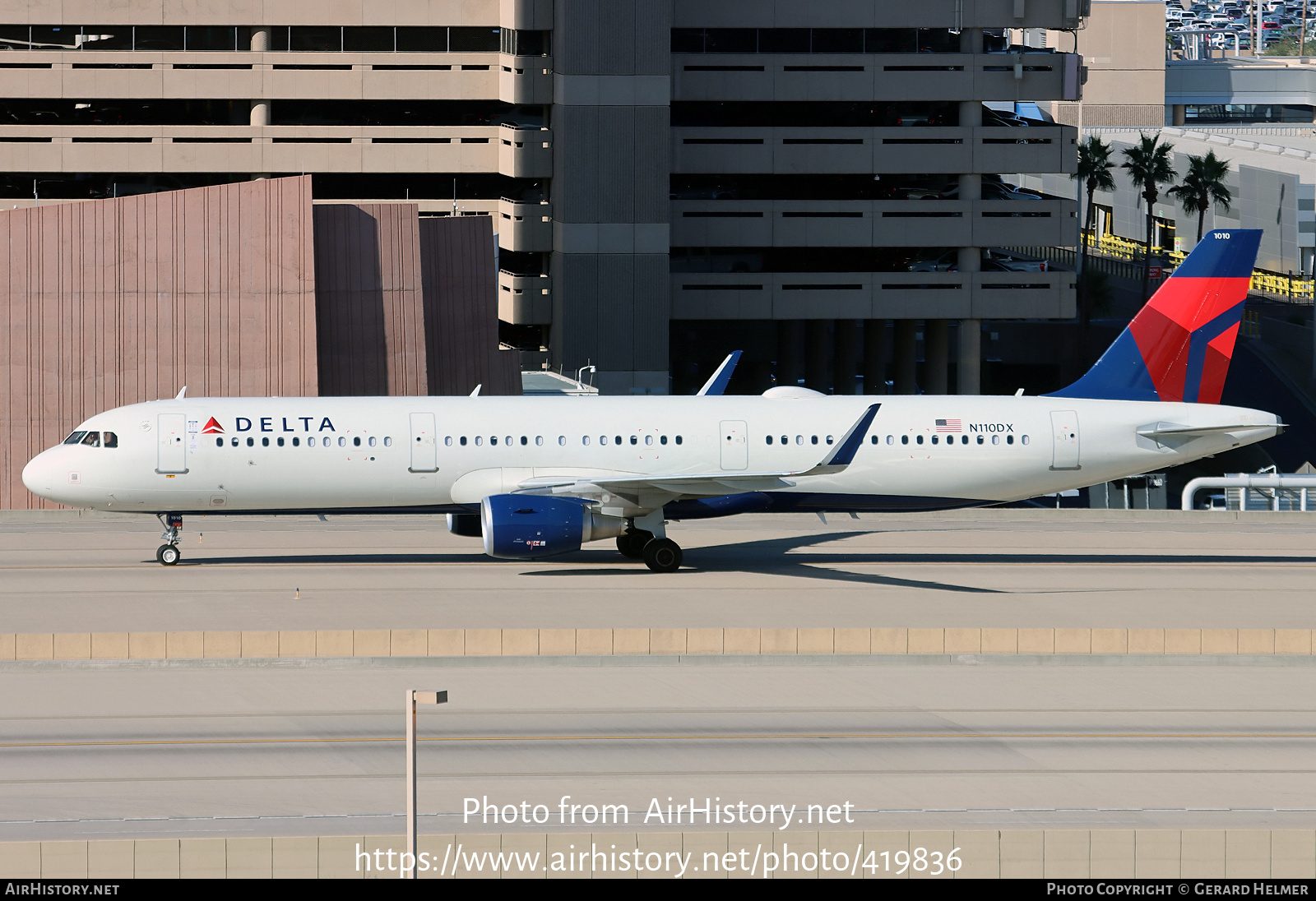 Aircraft Photo of N110DX | Airbus A321-211 | Delta Air Lines | AirHistory.net #419836