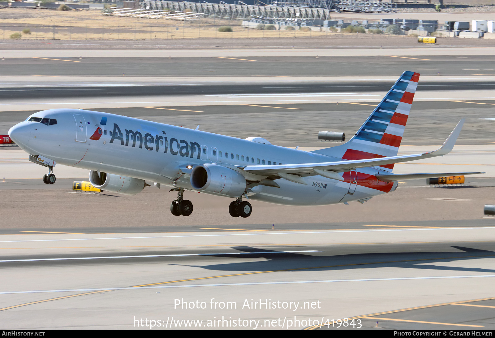 Aircraft Photo of N961NN | Boeing 737-823 | American Airlines | AirHistory.net #419843