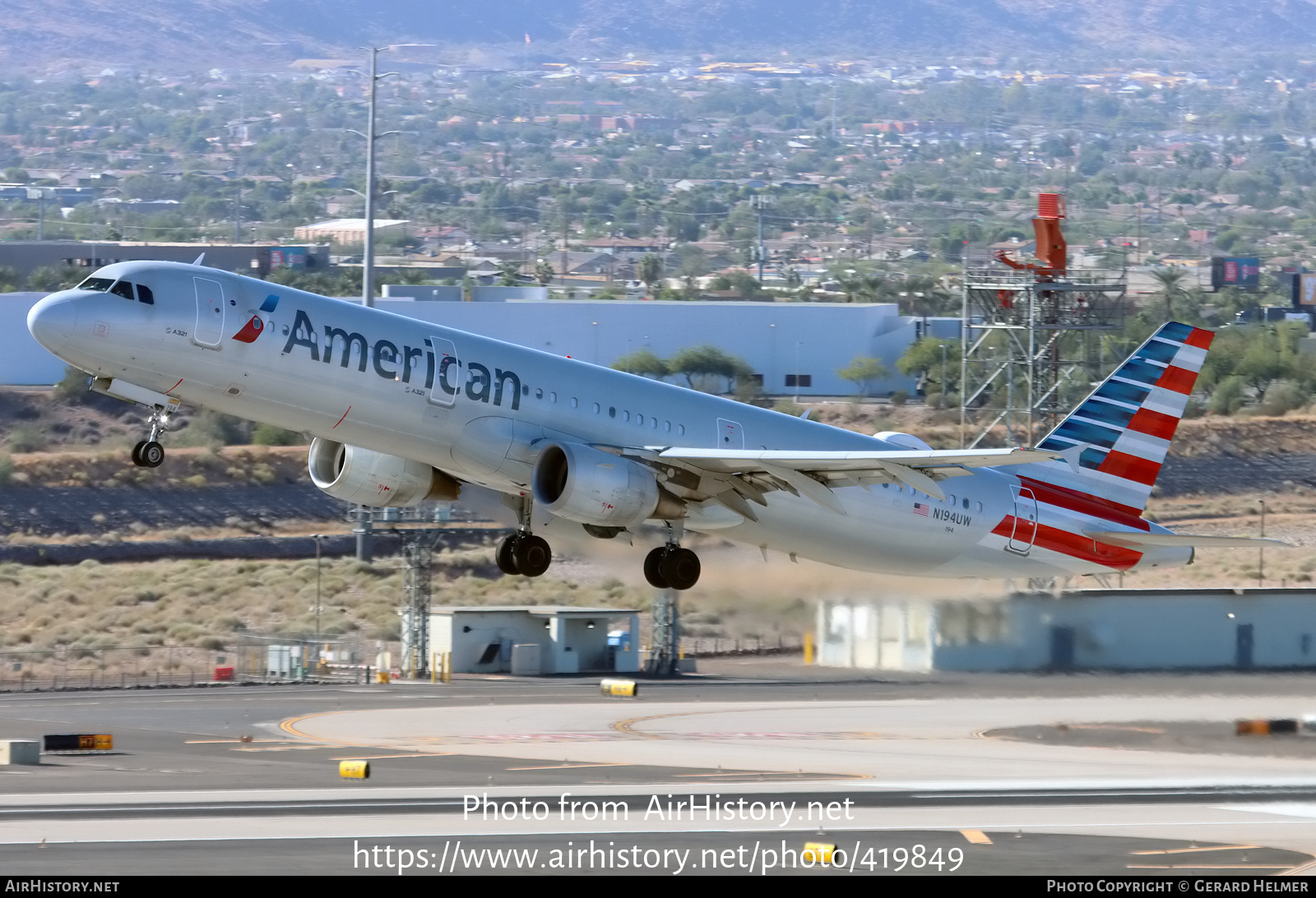 Aircraft Photo of N194UW | Airbus A321-211 | American Airlines | AirHistory.net #419849