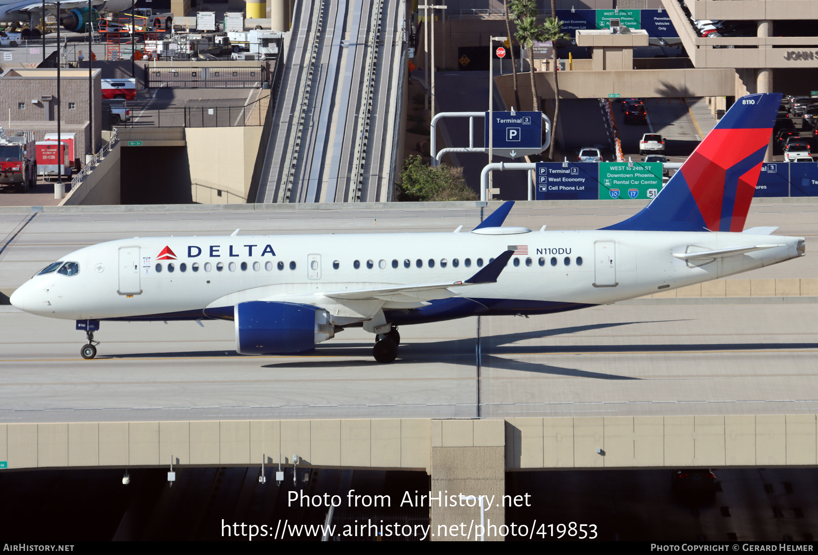 Aircraft Photo of N110DU | Airbus A220-171 (BD-500-1A10) | Delta Air Lines | AirHistory.net #419853