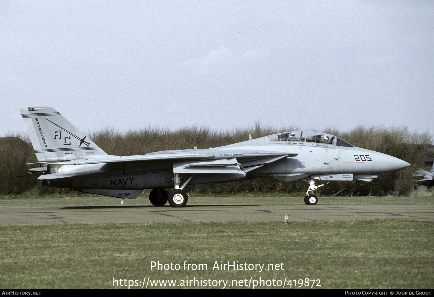 Aircraft Photo of 160896 | Grumman F-14A Tomcat | USA - Navy | AirHistory.net #419872