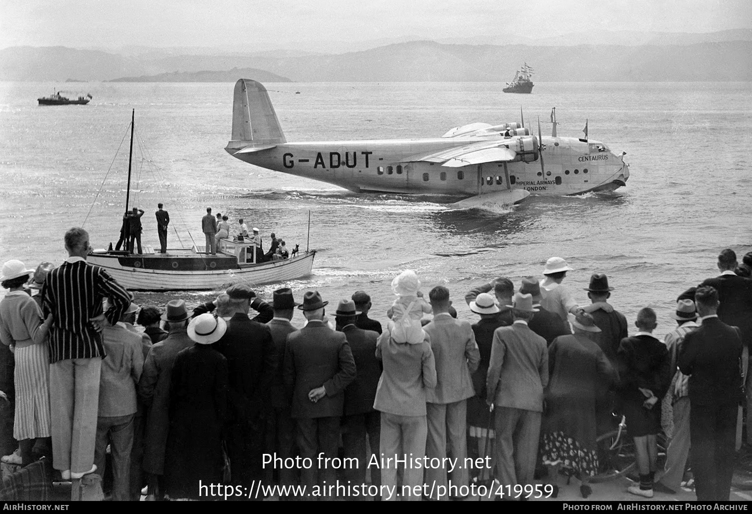 Aircraft Photo of G-ADUT | Short S-23 Empire | Imperial Airways | AirHistory.net #419959