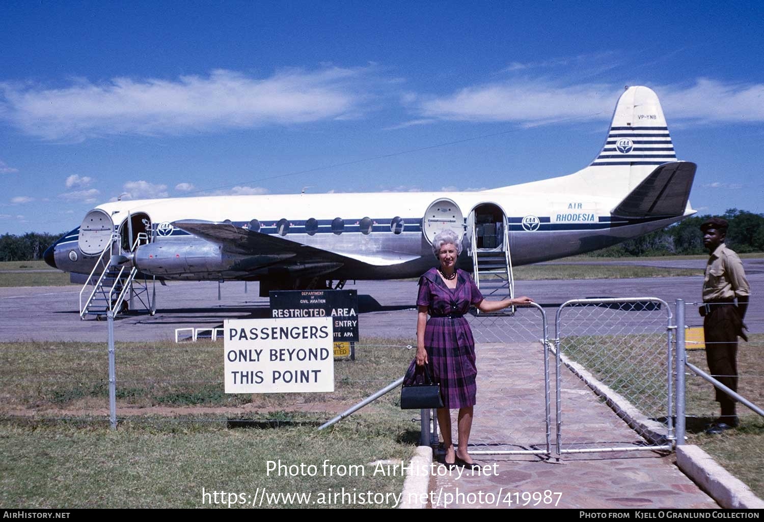 Aircraft Photo of VP-YNB | Vickers 748D Viscount | Central African Airways - CAA | AirHistory.net #419987