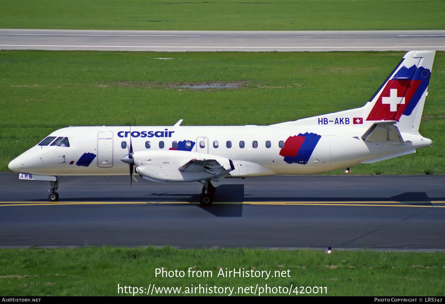 Aircraft Photo of HB-AKB | Saab 340B | Crossair | AirHistory.net #420011