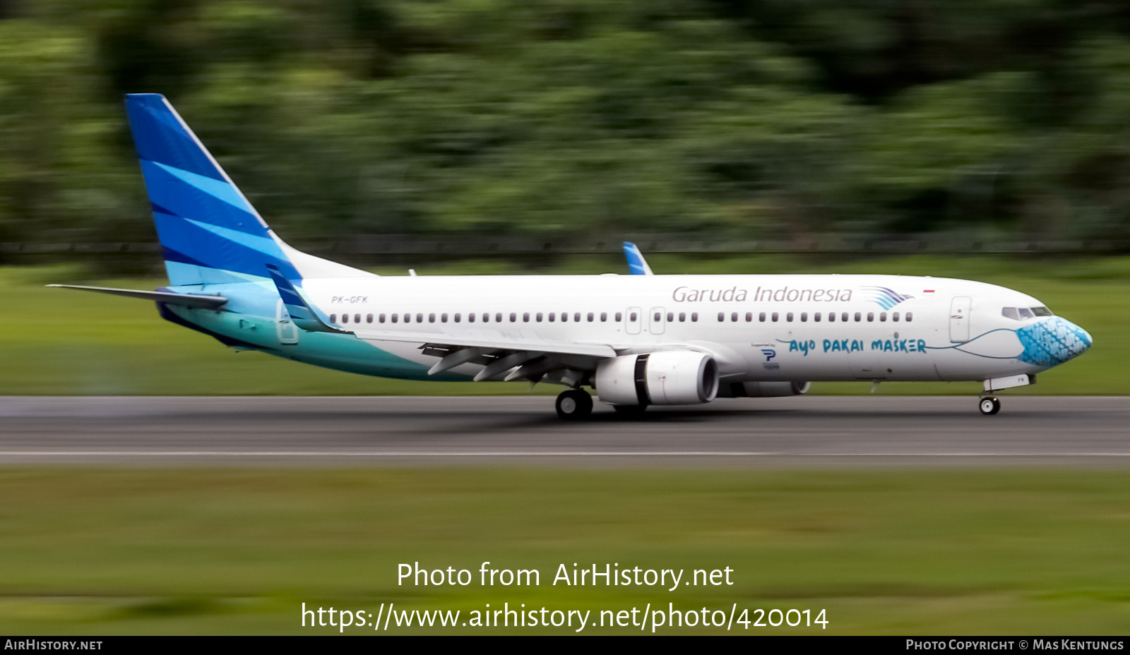 Aircraft Photo of PK-GFK | Boeing 737-86N | Garuda Indonesia | AirHistory.net #420014