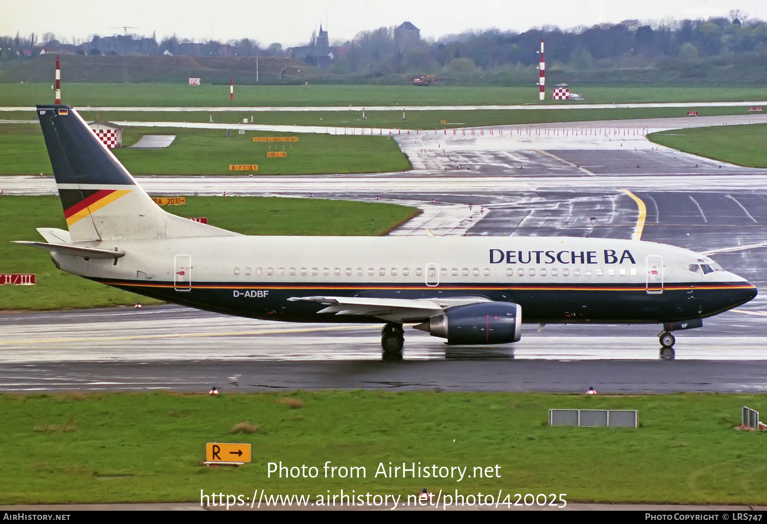 Aircraft Photo of D-ADBF | Boeing 737-3L9 | Deutsche BA | AirHistory.net #420025