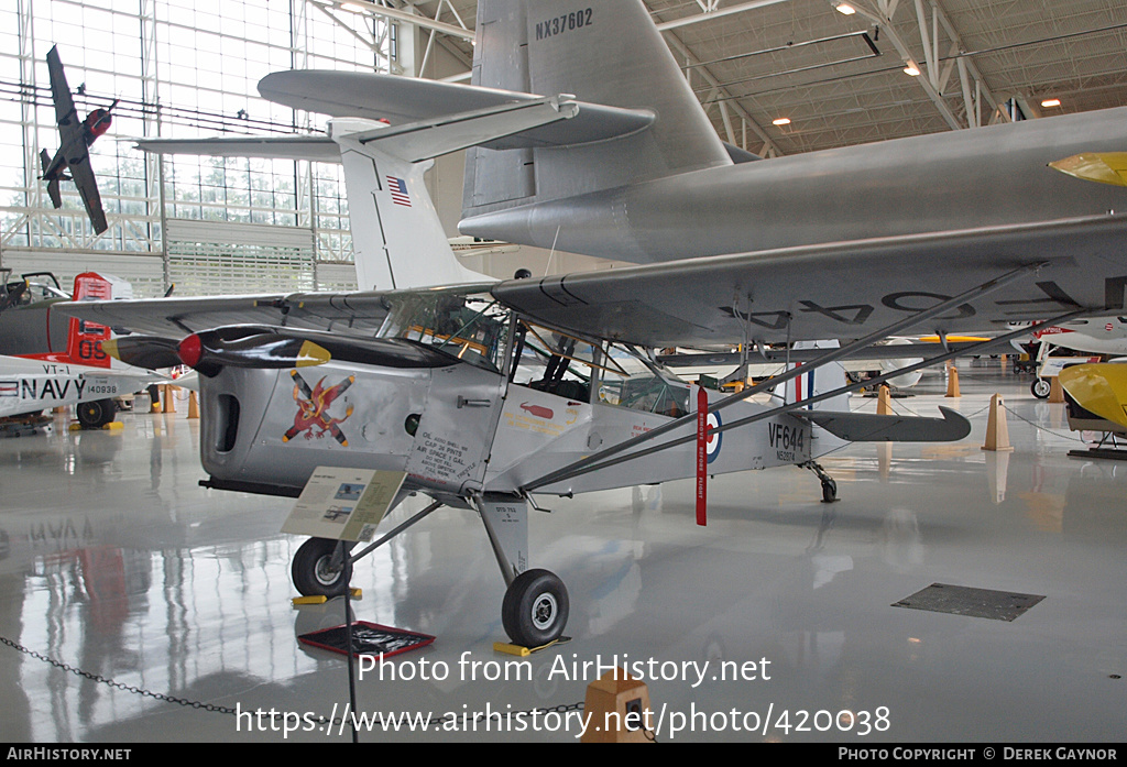 Aircraft Photo of VF644 / N52874 | Auster K Auster AOP6 | UK - Air Force | AirHistory.net #420038