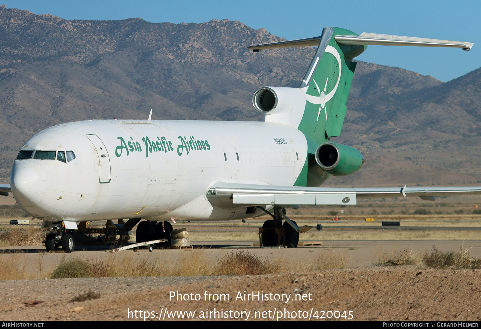 Aircraft Photo of N86425 | Boeing 727-212/Adv(F) | Asia Pacific Airlines | AirHistory.net #420045