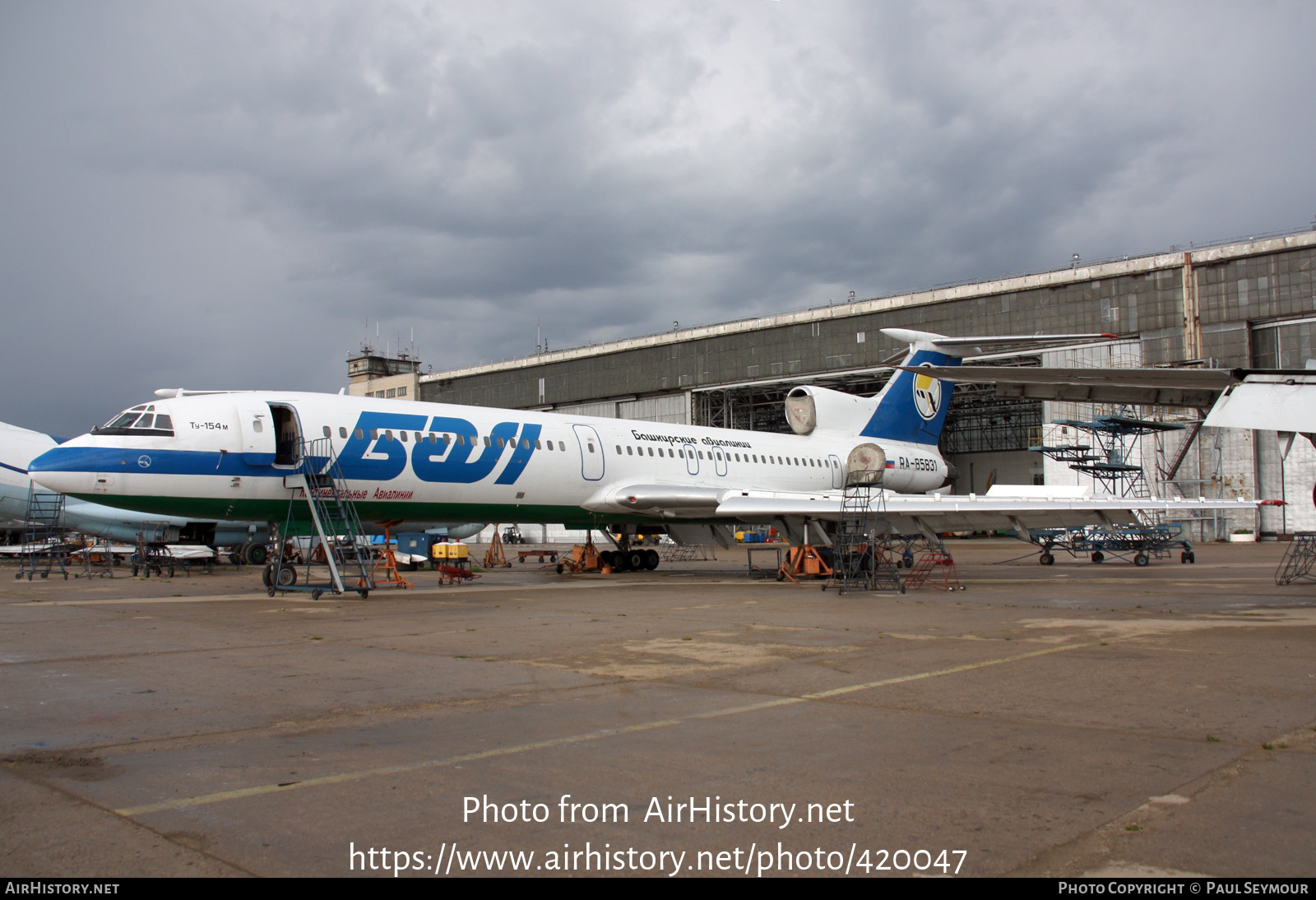 Aircraft Photo of RA-85831 | Tupolev Tu-154M | BAL Bashkirian Airlines | AirHistory.net #420047