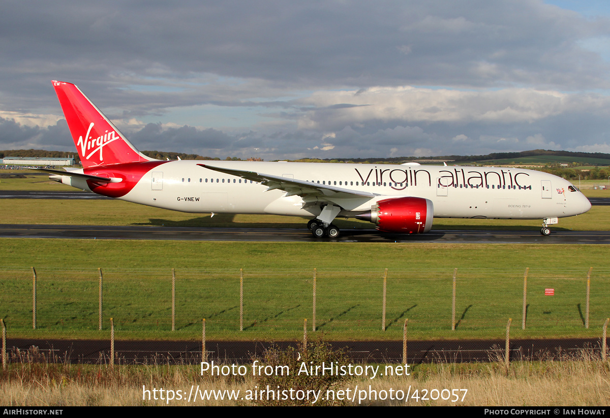 Aircraft Photo of G-VNEW | Boeing 787-9 Dreamliner | Virgin Atlantic Airways | AirHistory.net #420057